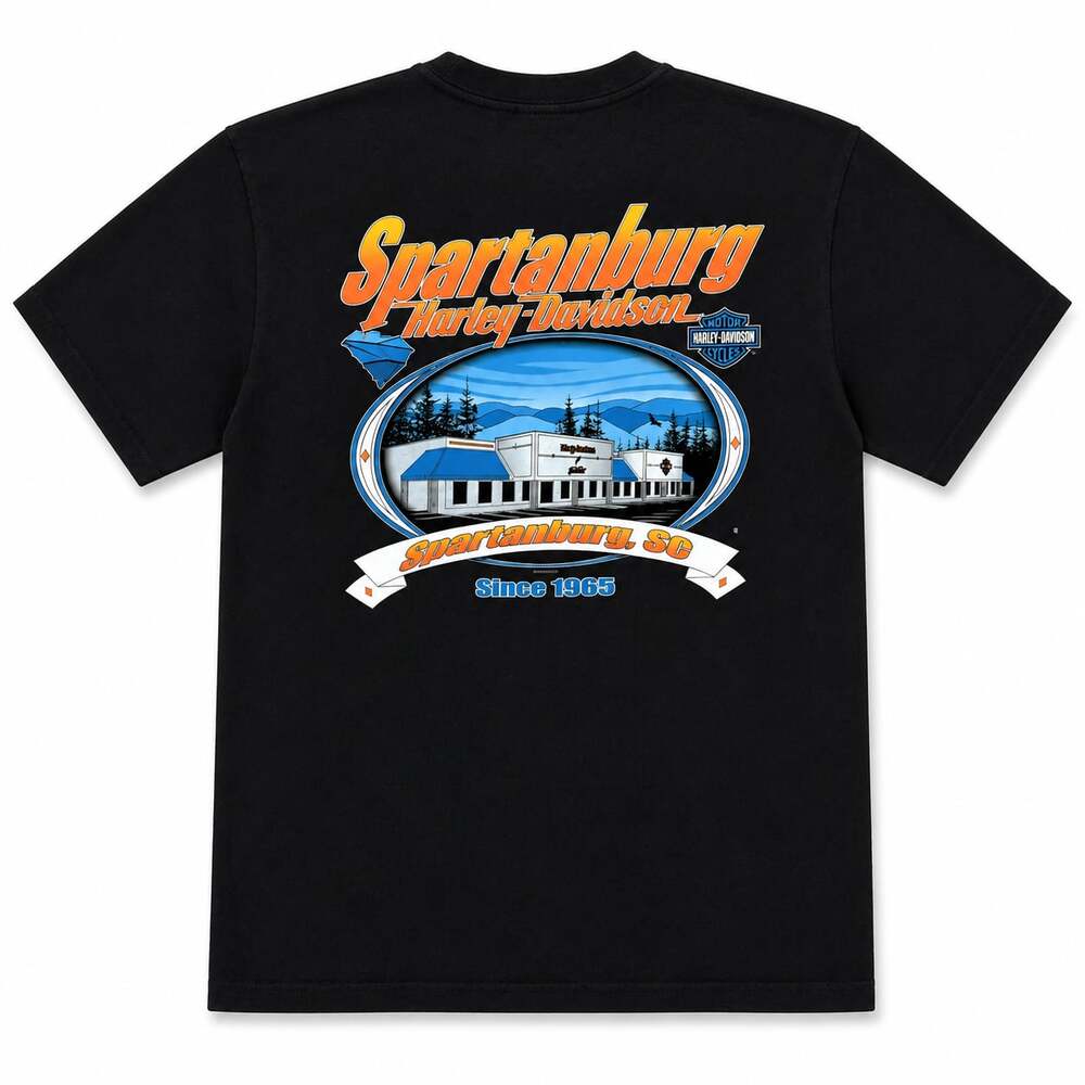 Vintage Harley-Davidson 'What Happens On The Road' T-Shirt Size Medium - Picture 2 of 6